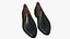 Crocodile Leather Shoes Black