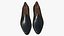 Crocodile Leather Shoes Black