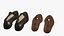 Crocodile Leather Shoes Black