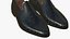 Crocodile Leather Shoes Black