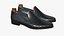 Crocodile Leather Shoes Black