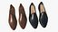 Crocodile Leather Shoes Black