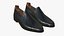 Crocodile Leather Shoes Black