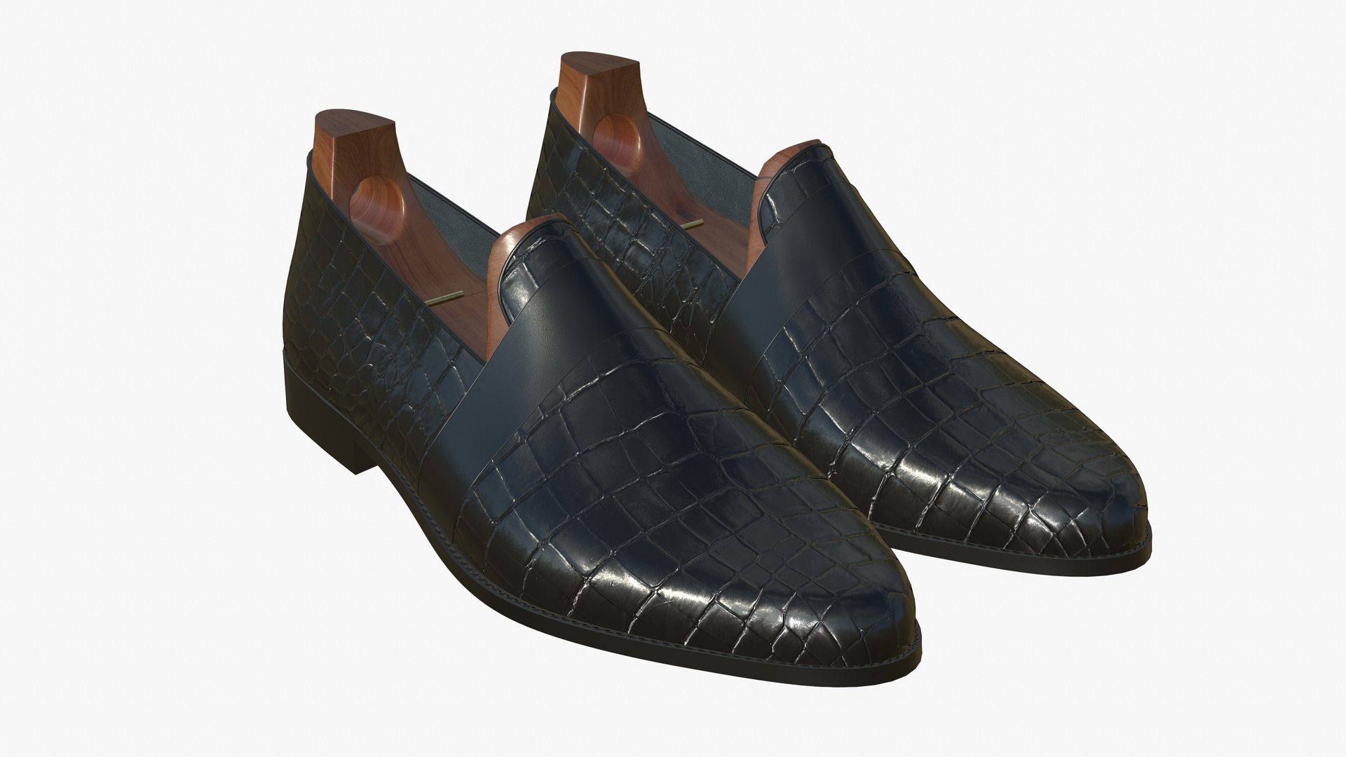Crocodile Leather Shoes Black 3D model https://p.turbosquid.com/ts-thumb/ix/3adWqu/RZ/01/jpg/1659510802/1920x1080/turn_fit_q99/1cbcb7bf58d84e4a30916f46264611c50441eef5/01-1.jpg