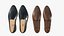 Crocodile Leather Shoes Black