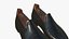 Crocodile Leather Shoes Black