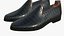 Crocodile Leather Shoes Black