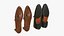Crocodile Leather Shoes Black