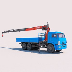 Loader Crane Fassi F175A.0.23 on chassis KAMAZ-43118