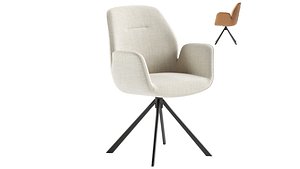 Aura dining chair with armrests