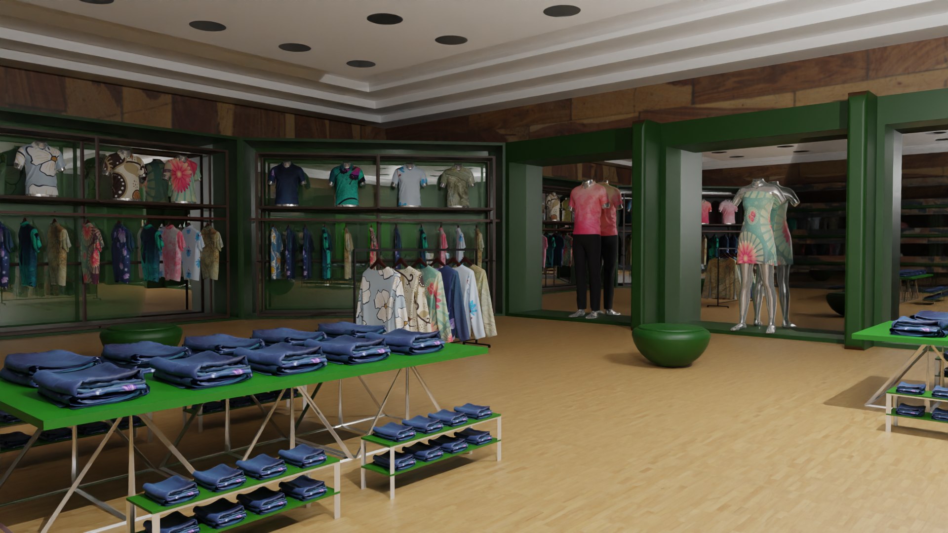 3D model Clothing Store interior - TurboSquid 2157430