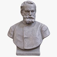 Victor Hugo Marble Bust