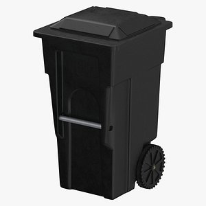 Trashcan 03 Black Clean