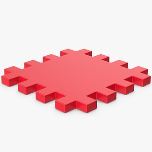 Playground Puzzle Mat 3D model