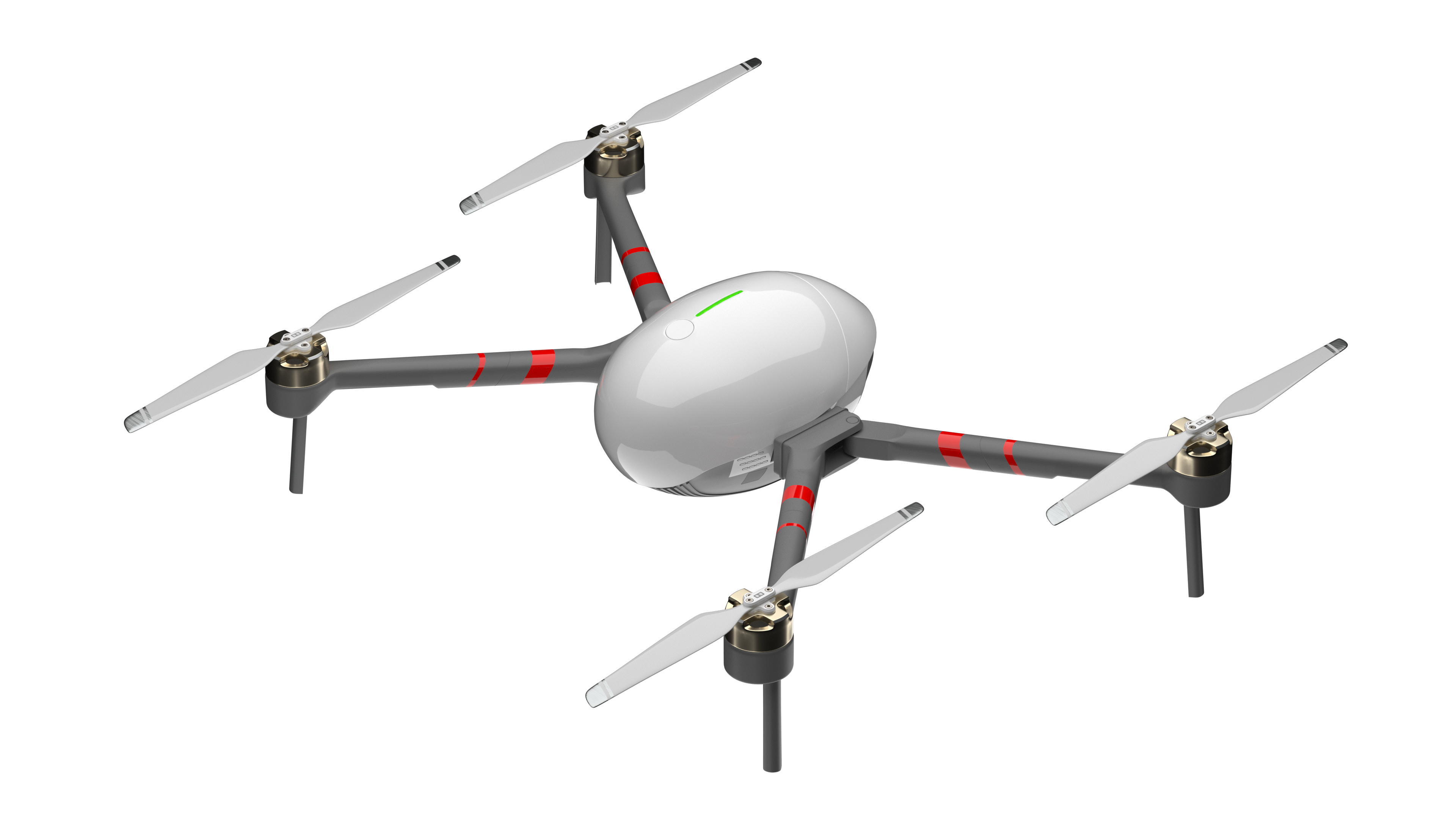 3D Drone replica with oval egg type shape TurboSquid 1740253