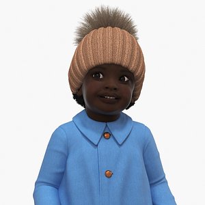 Black Toddler Girl Everyday Autumn Style Standing