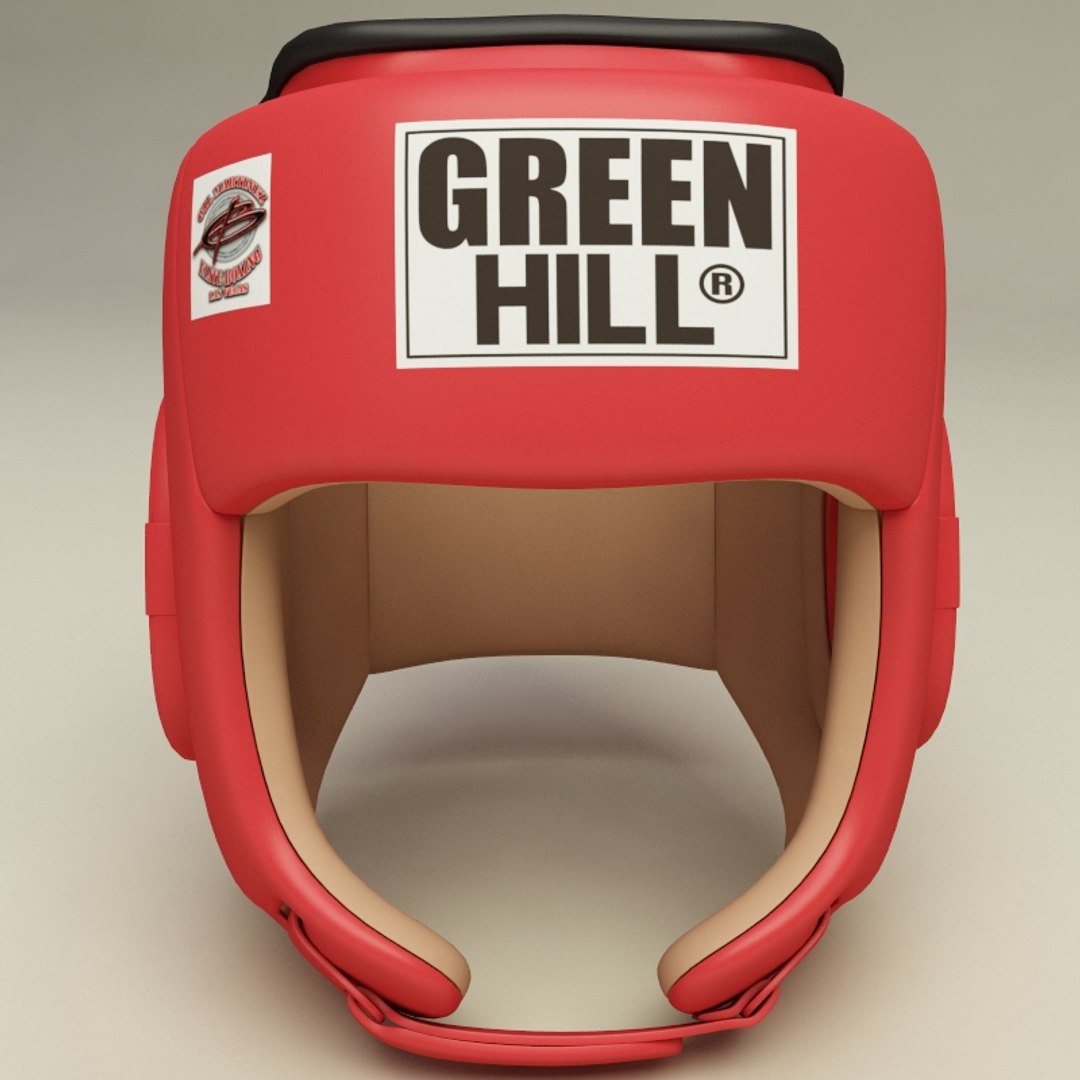 3d model of training boxing helmet