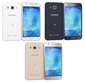 3d model samsung galaxy j5 colors