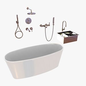 plumbing fixtures 3d model