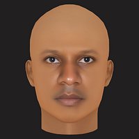 Low Poly Giggs Rapper Head