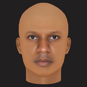 Low Poly Giggs Rapper Head