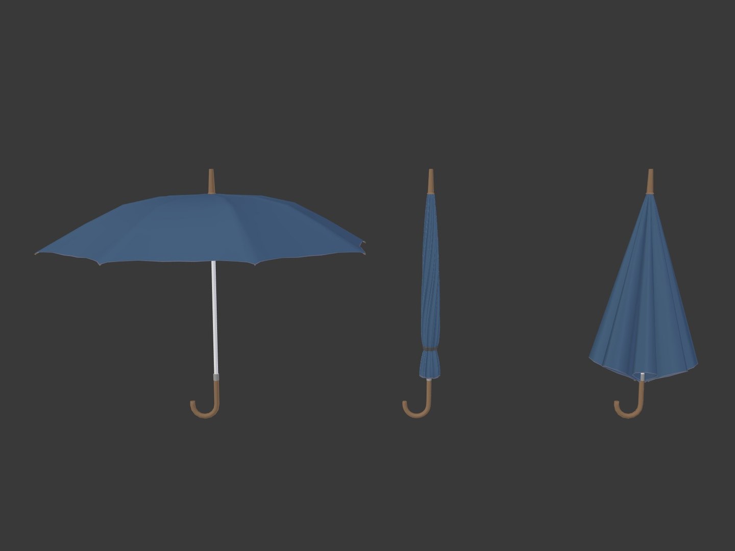 Umbrella Blender 3D Model - TurboSquid 1292886