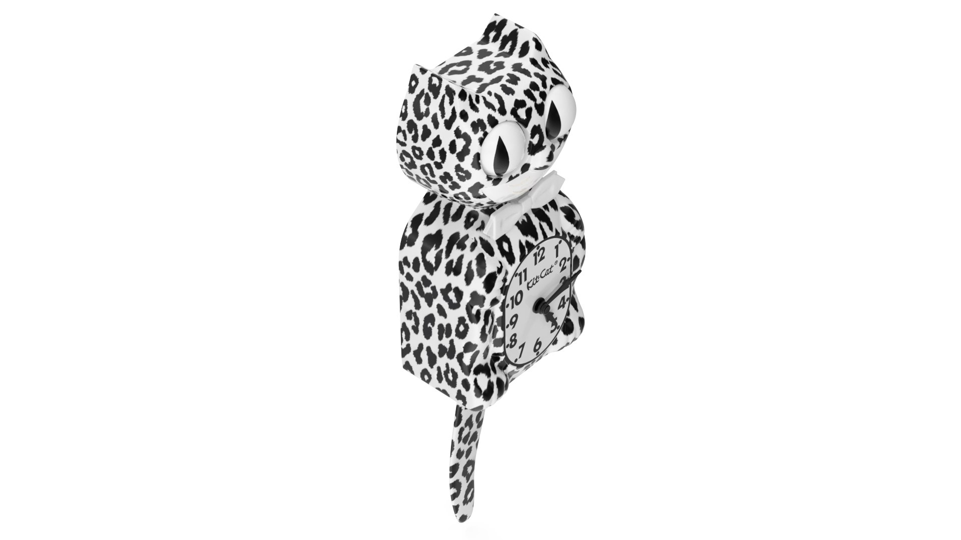 Snow Leopard Kit Cat Clock Rigged 3D Model - TurboSquid 2065193