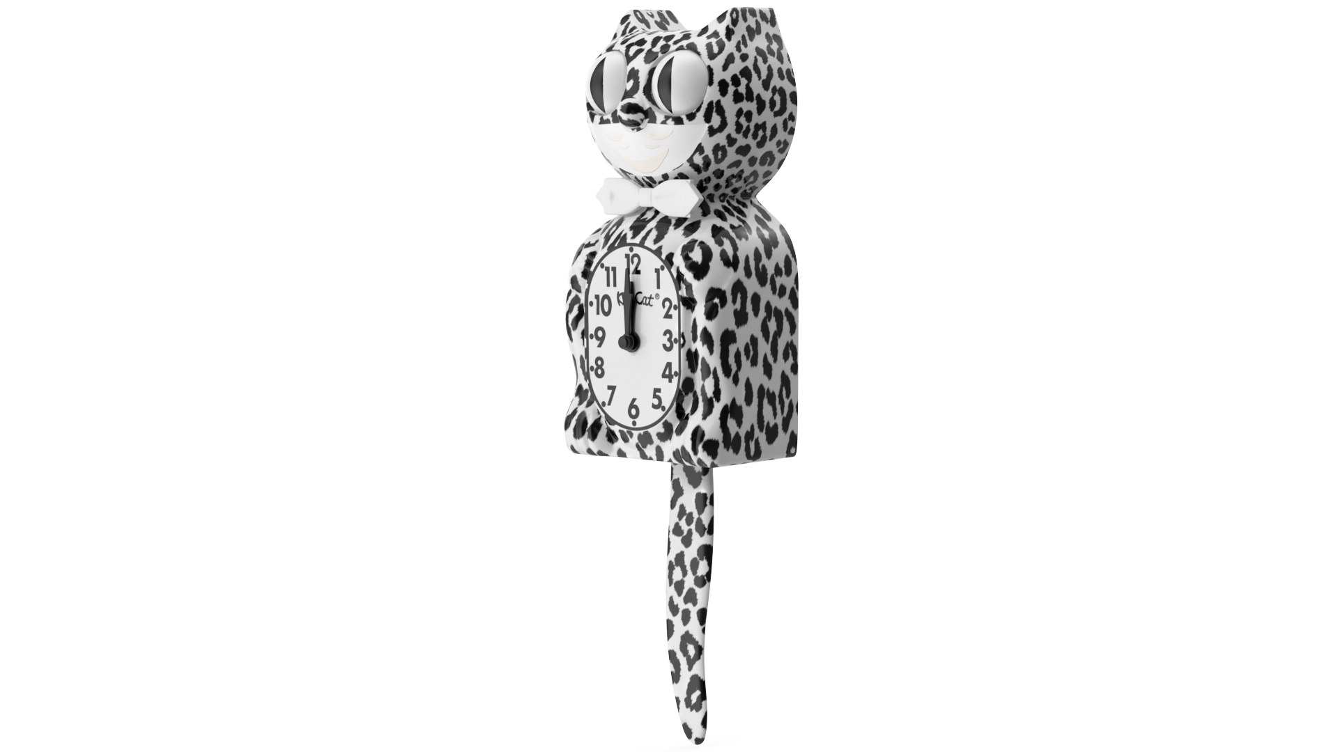 Snow Leopard Kit Cat Clock Rigged 3D Model - TurboSquid 2065193