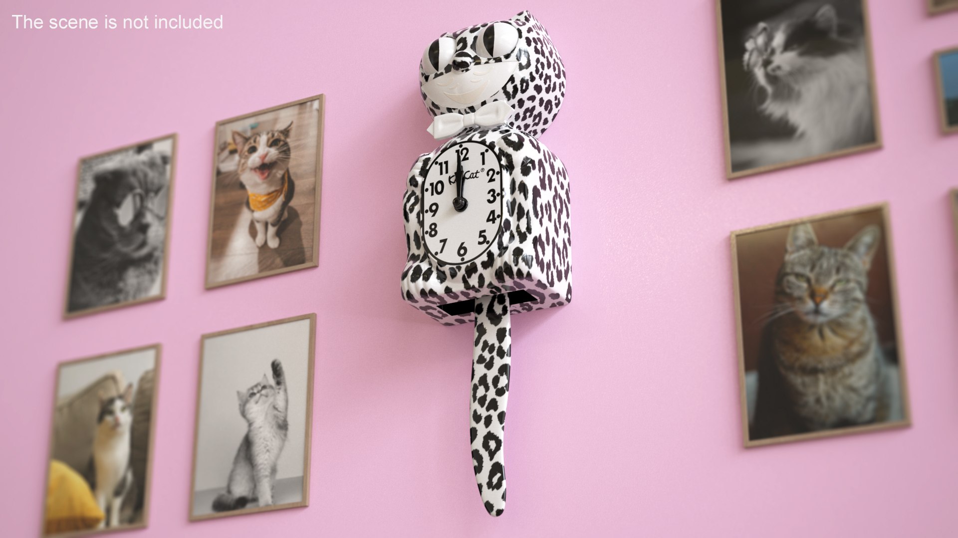 Snow Leopard Kit Cat Clock Rigged 3D Model - TurboSquid 2065193