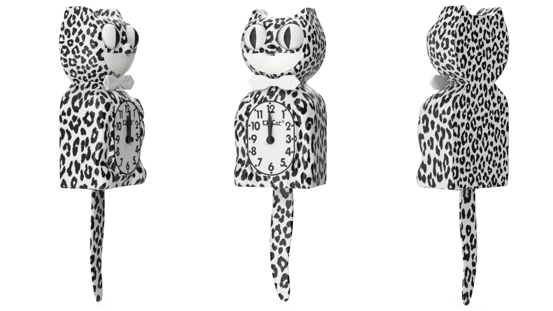 Snow Leopard Kit Cat Clock Rigged 3D model - TurboSquid 2065193