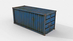 3D 20ft ISO Dry Cargo Container