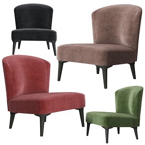 aston minotti armchair 3D
