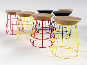 sidekick stool 3D model