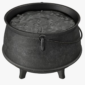 Pot with Boiling Water
