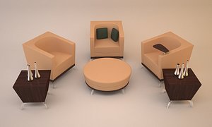 3ds max arcadia achelle lounge chair
