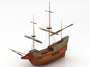 3D Mayflower English Ship model
