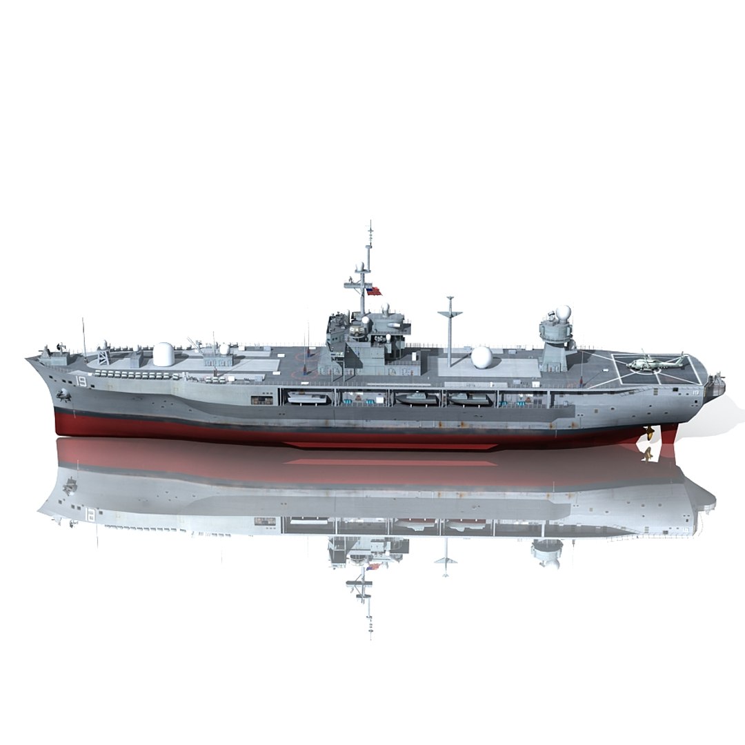 3d 3ds Uss Blue Ridge Lcc-19