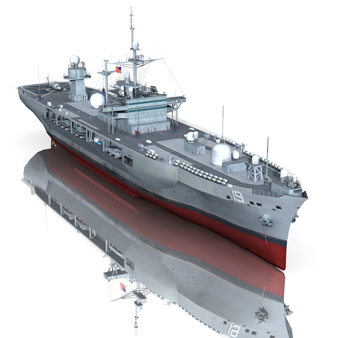 3d 3ds uss blue ridge lcc-19