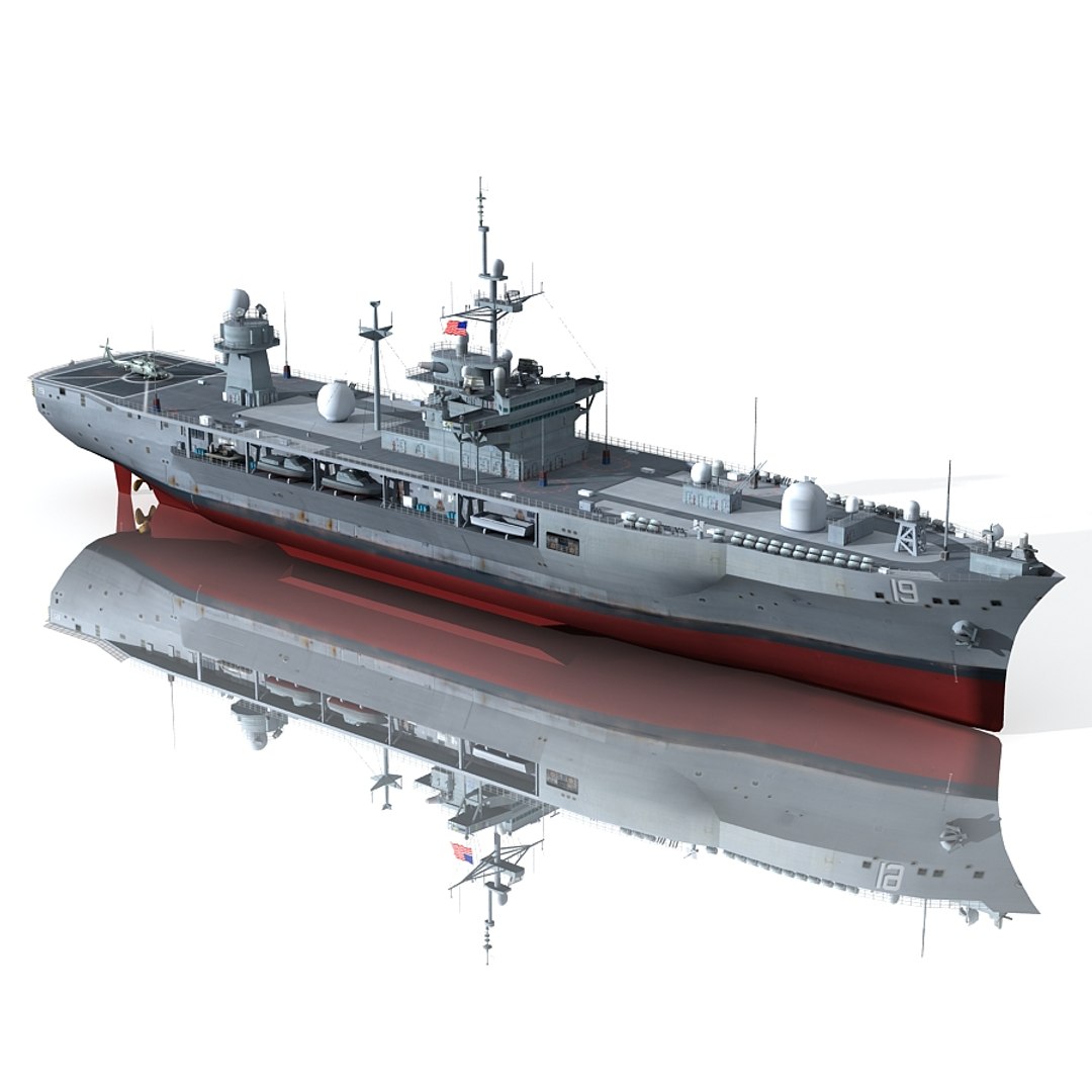 3d 3ds uss blue ridge lcc-19