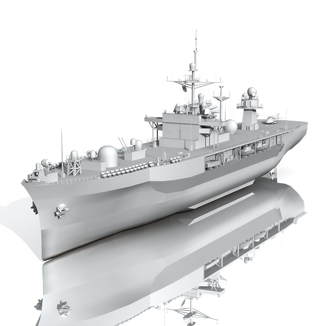 3d 3ds uss blue ridge lcc-19