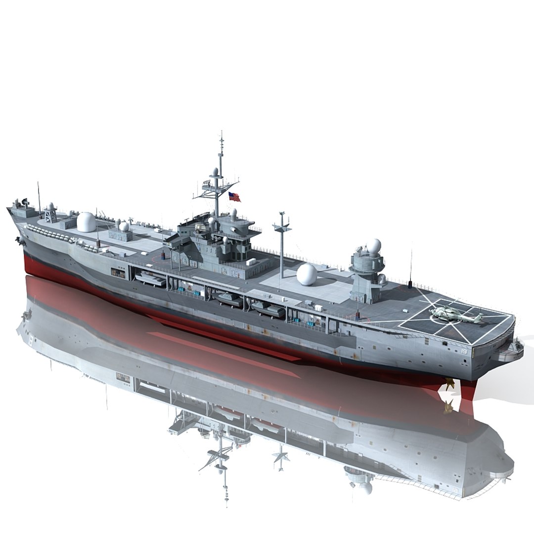 3d 3ds uss blue ridge lcc-19