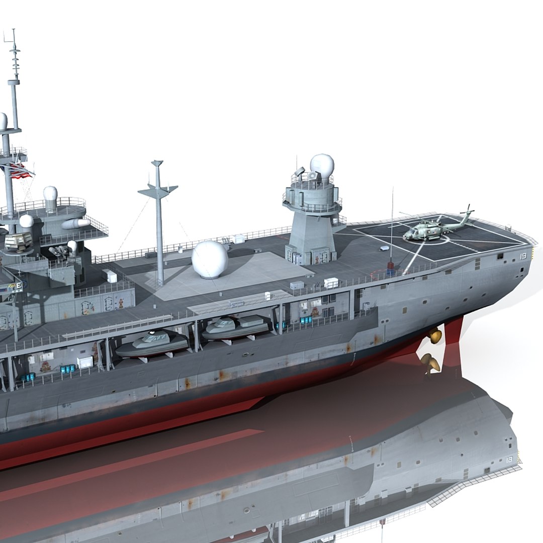 3d 3ds uss blue ridge lcc-19