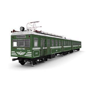 3D iritira vintage train model
