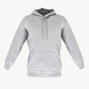 3D model Hoodie Generic White
