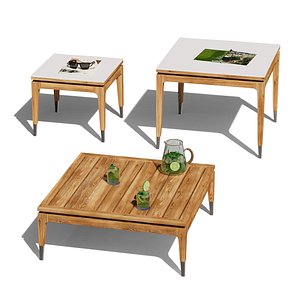 Smania Alghero Tables 3D
