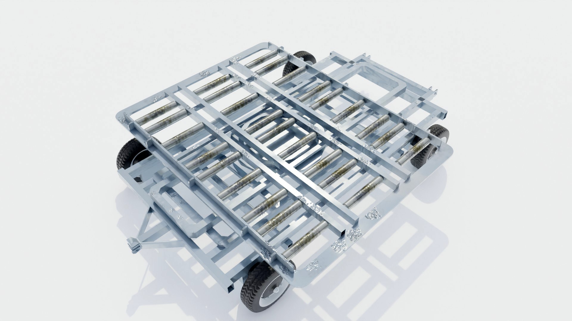 3D Model ULD Cargo Trolley - TurboSquid 2145308