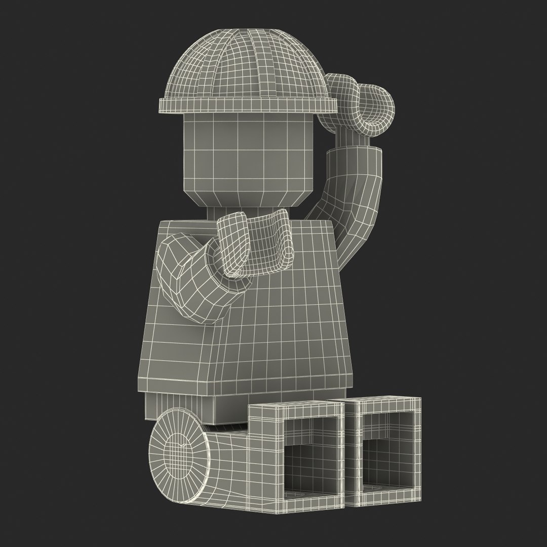 Create 3d lego model mini figure 3d roblox lego style character modelling  by Cloud_7design