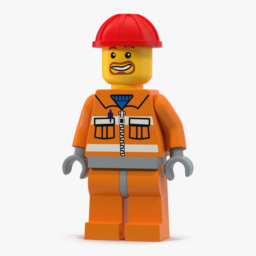 Lego Man Builder 3D model preview