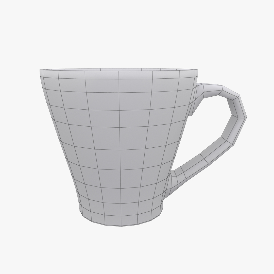 3d model ceramic mugs