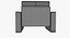 Modularer brauner Ledersessel